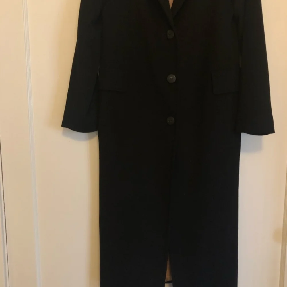 FLEURETTE Loro Piana Gorgeous Long Wool Coat - size 8 - Picture 4 of 9